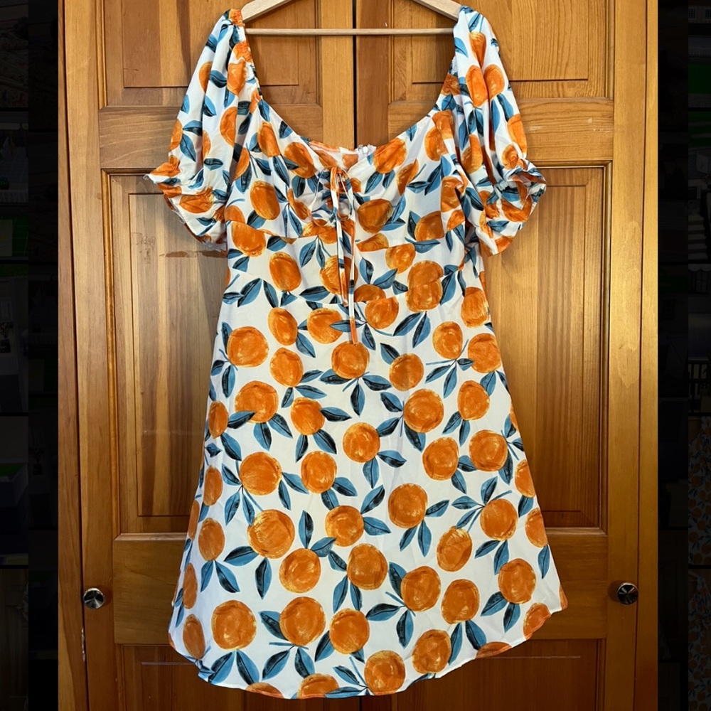 Citrus A-line Dress